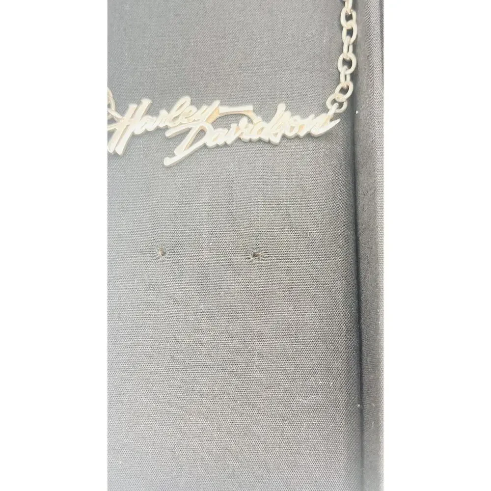 Rare Harley Davidson Sterling Silver 925 MOD Pendant Chain Necklace HDN0104 16
